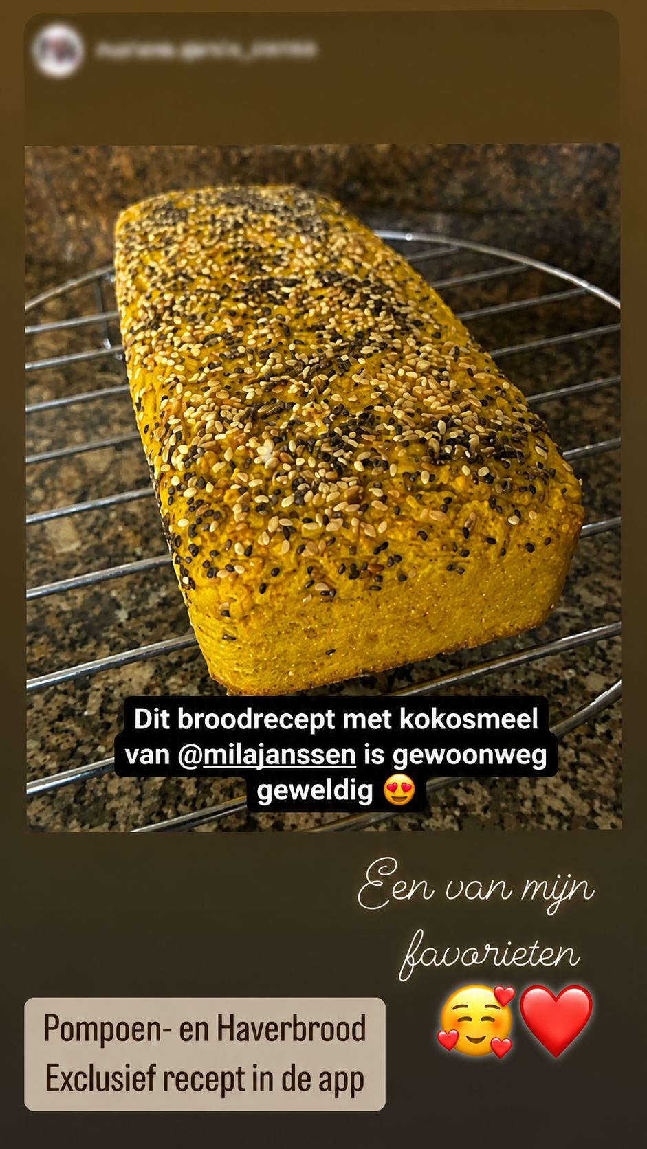 Pompoen- en haverbrood met zachte textuur